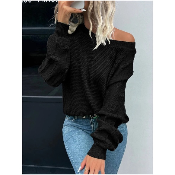 Cozy Dusty Pink Knit Oversized Sweater Top - Picture 3 of 10